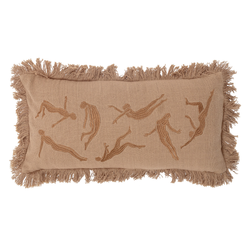Risca Cushion, Nature, Cotton
